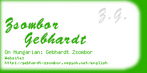 zsombor gebhardt business card